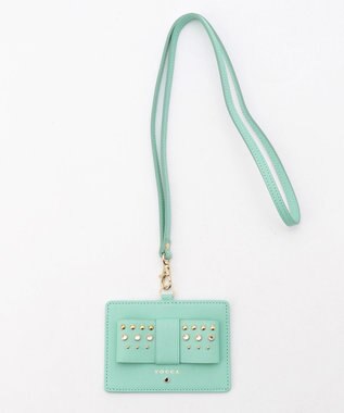 【WEB限定カラー有】RIBBON STUDS ID HOLDER ID ホルダー, スカイブルー系, F