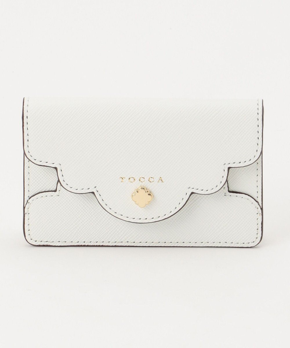 TOCCA 【BAG COLLECTION】CHERIE TRAVEL CARD HOLDER カードホルダー ホワイト系