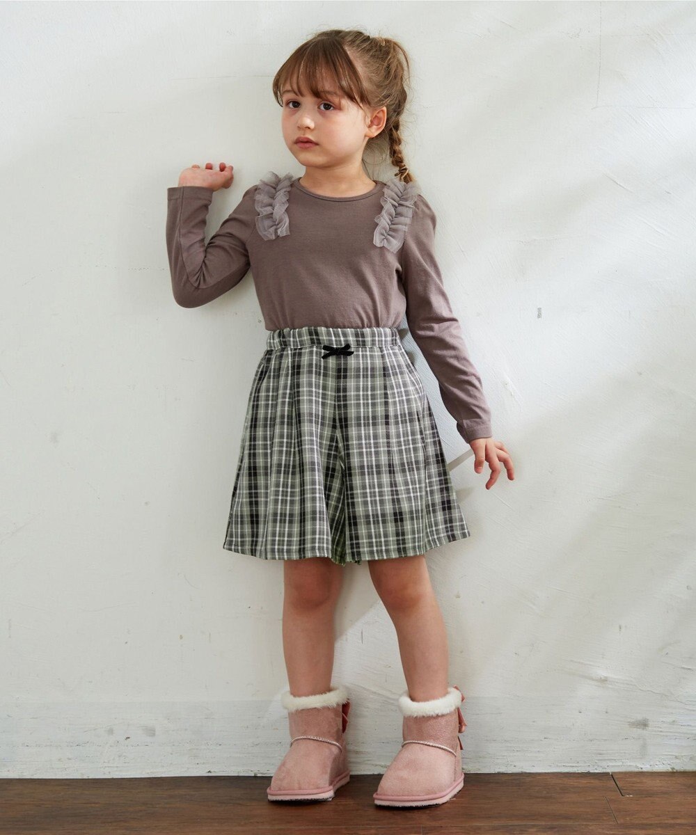 100 130cm チェック キュロットパンツ Any Fam Kids ファッション通販 公式通販 オンワード クローゼット