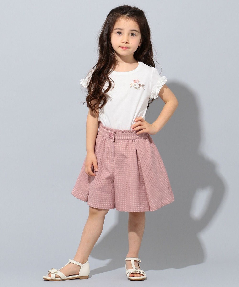 100-140cm】チェックオーガンジー キュロット / TOCCA BAMBINI  