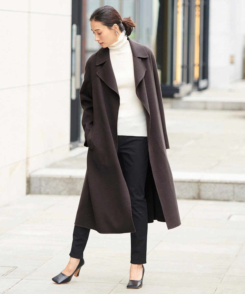 ICB L 【マガジン掲載】WoolRever ベルテッドコート(番号CJ25) 