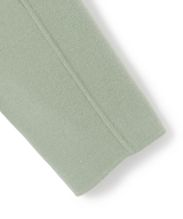 ICB L 【マガジン掲載】WoolRever ベルテッドコート(番号CJ25) スモーキーグリーン系