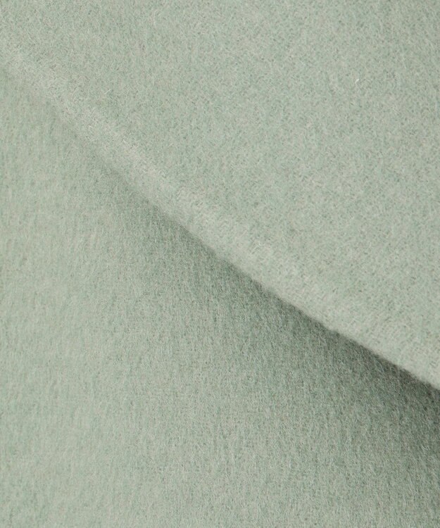 ICB L 【マガジン掲載】WoolRever ベルテッドコート(番号CJ25) スモーキーグリーン系