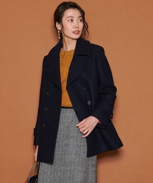 英国製 カシミヤ ダッフルコート 女性用　通勤　通学　厚手　重量あり 英国製 カシミヤ ダッフルコート 女性用 通勤 通学 厚手 重量