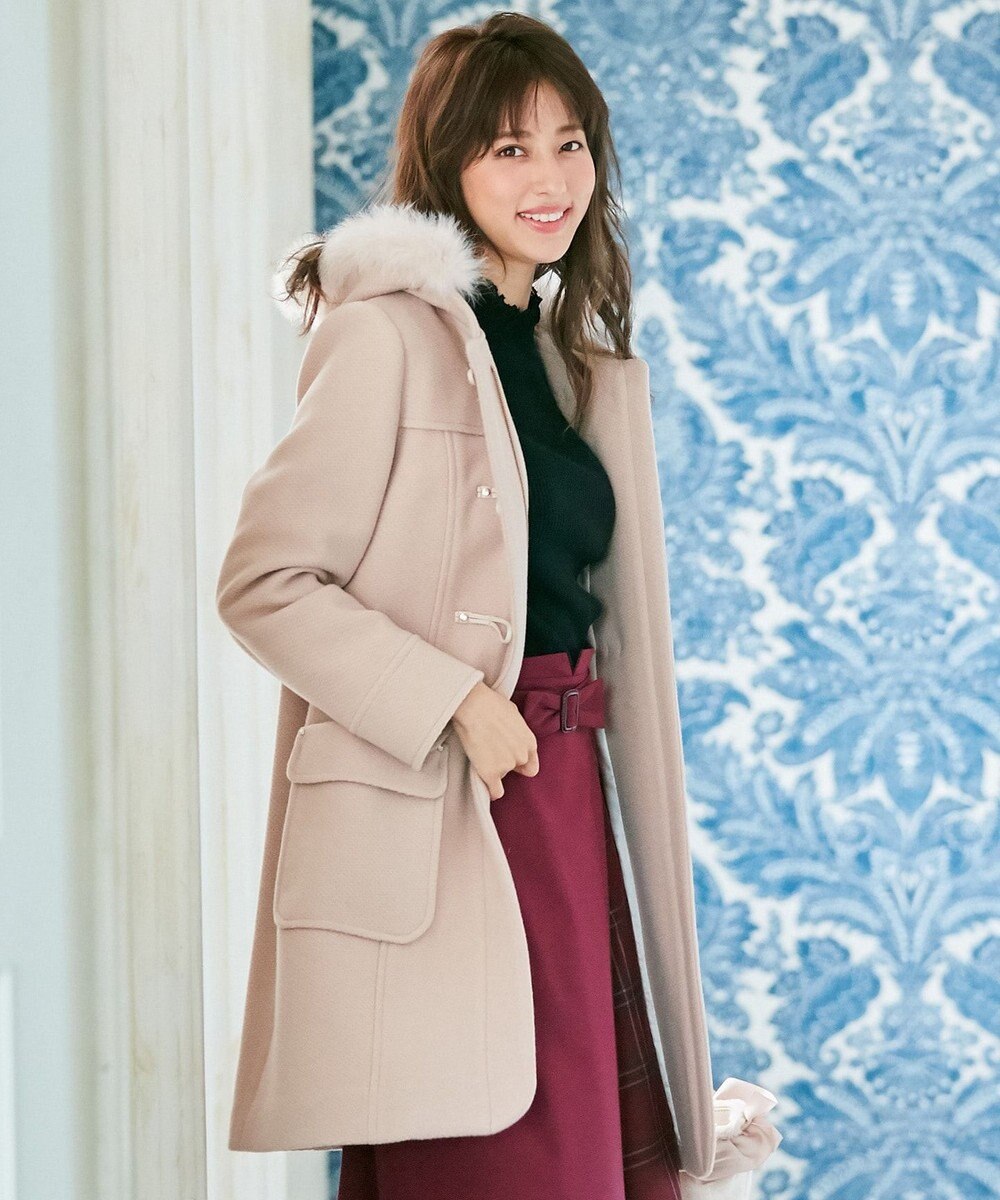 Ray12月号掲載 アンゴラブレンドドビー ダッフルコート Ferouxファッション通販 公式通販 オンワード クローゼット