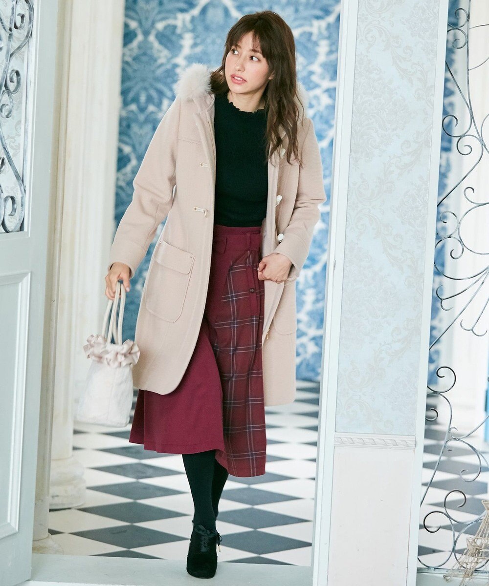 Ray12月号掲載 アンゴラブレンドドビー ダッフルコート Ferouxファッション通販 公式通販 オンワード クローゼット