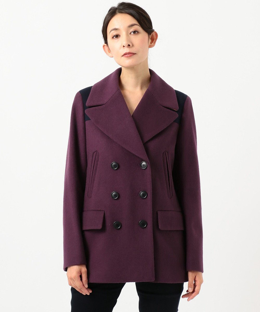 Web限定アイテム カラーブロック ウールアウター ピーコート Paul Smith ファッション通販 公式通販 オンワード クローゼット