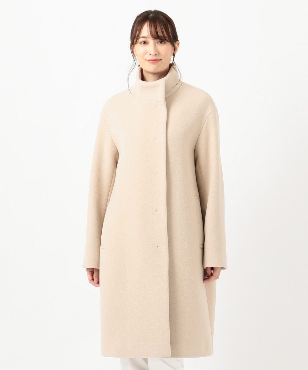 ダブルクロスベロアスタンドカラー コート 23区 S ファッション通販 公式通販 オンワード クローゼット