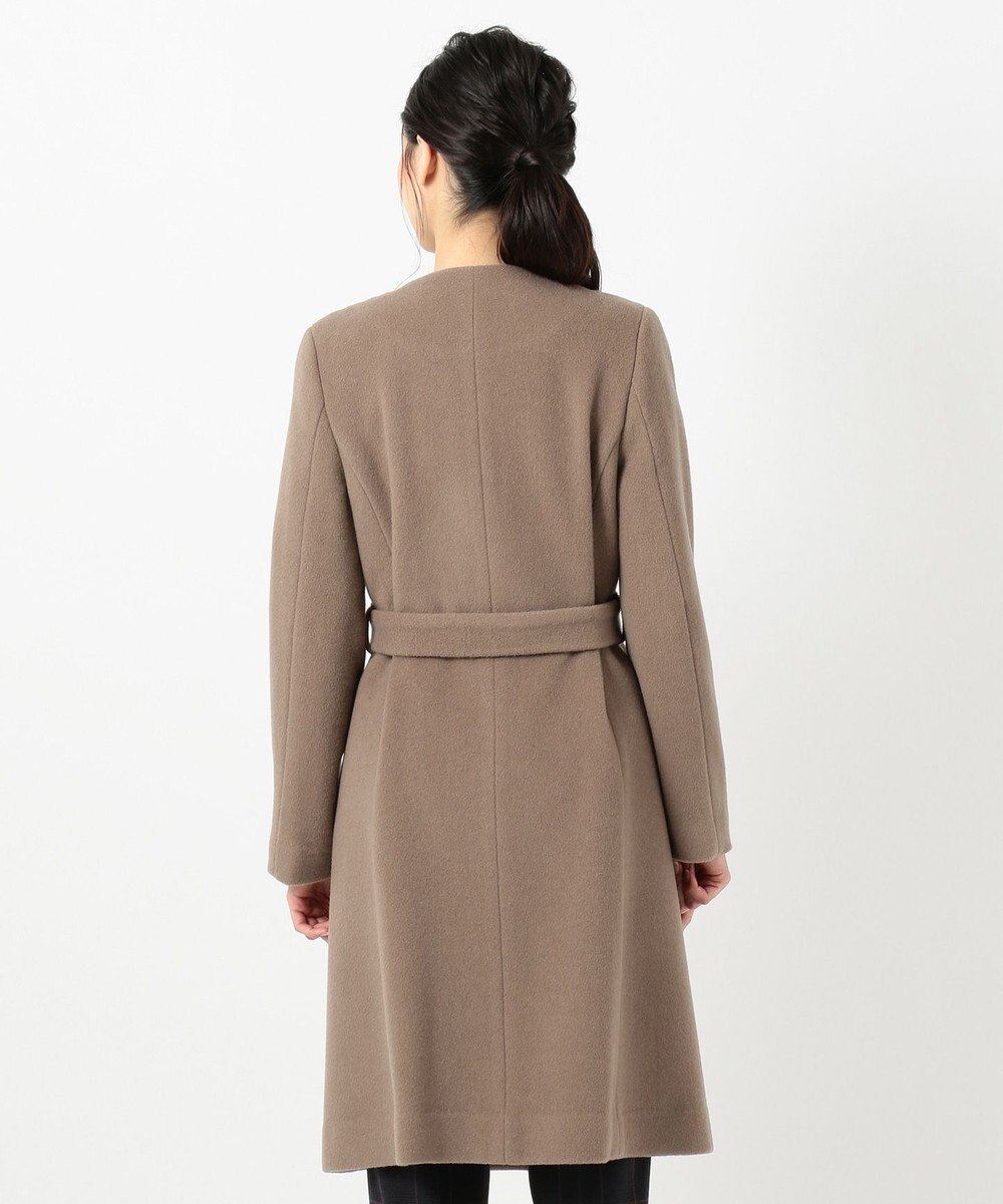 美人百花1月号掲載 スーペリアファインウールモッサ ノーカラーコート Any Sis Lファッション通販 公式通販 オンワード クローゼット