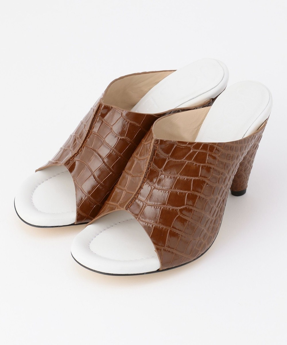 【オンワード】 JOSEPH>シューズ クロコパターン / ミュール サンダル キャメル 38 レディース 【送料無料】