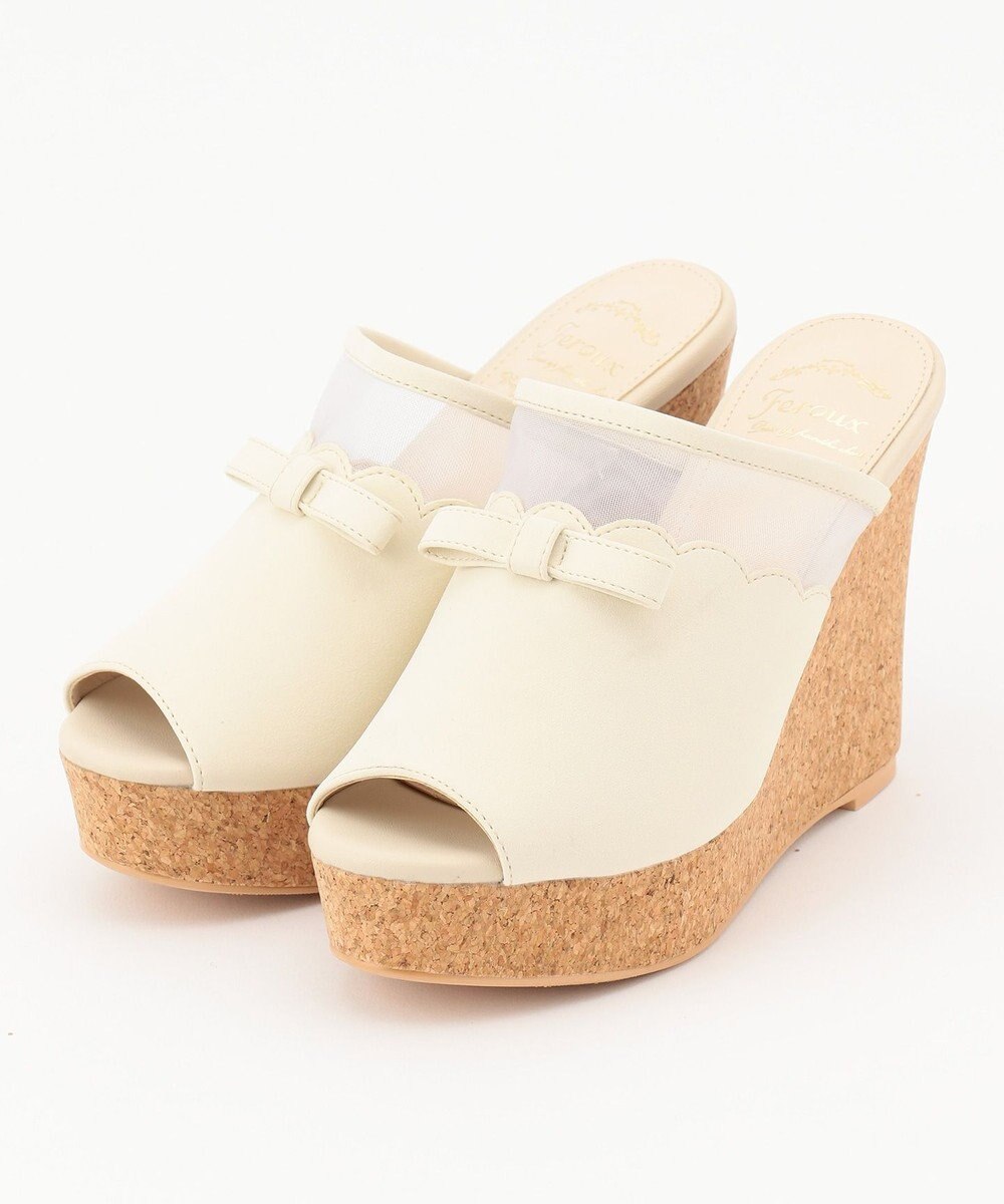 チュールコンビサボ サンダル Ferouxファッション通販 公式通販 オンワード クローゼット