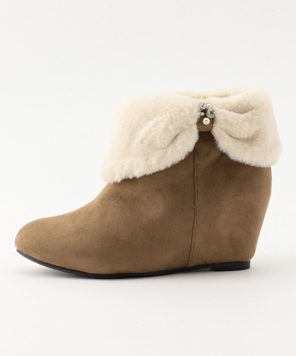 ビジューファーリボンムートンブーツ Ferouxファッション通販 公式通販 オンワード クローゼット