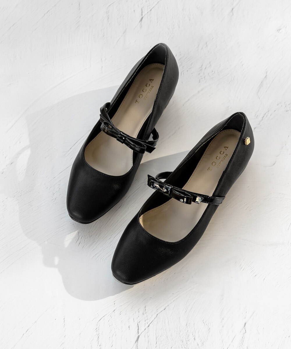 【オンワード】 TOCCA>シューズ TINYRIBBON INHEEL FLAT インヒールフラットシューズ ピンク 36 レディース 【送料無料】