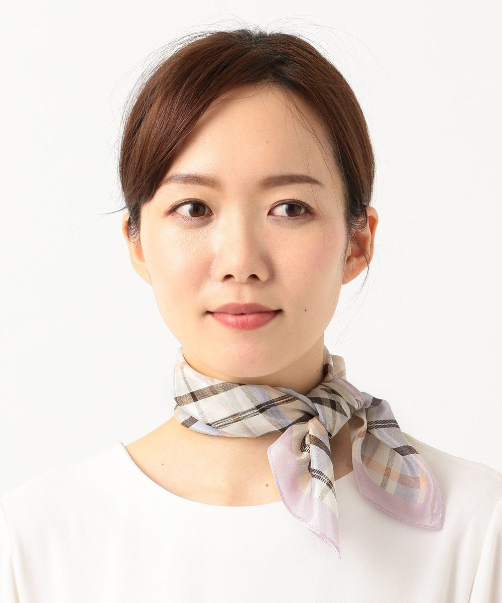 洗える シルク100 チェック スカーフ J Press Ladies ファッション通販 公式通販 オンワード クローゼット