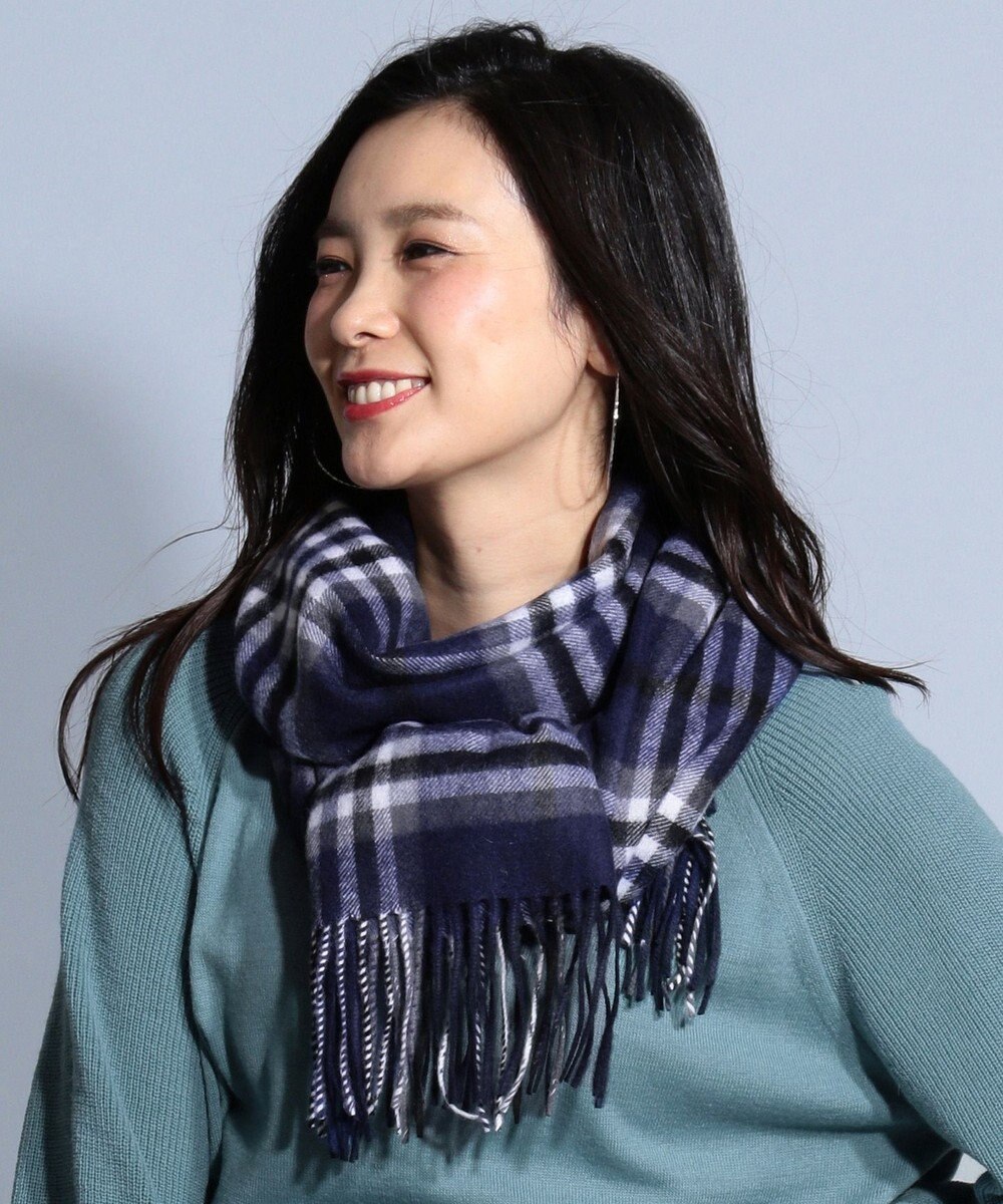 カシミヤチェック マフラー J Press Ladies ファッション通販 公式通販 オンワード クローゼット