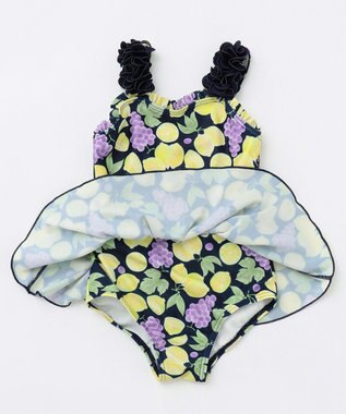 ANY KIDS フルーツプリント ワンピース水着 ネイビー系5