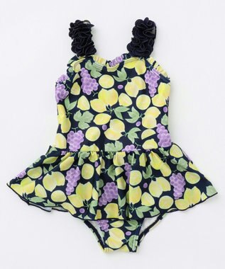 ANY KIDS フルーツプリント ワンピース水着 ネイビー系5