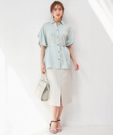 セットアップ対応】Synthetic Linen スカート / ICB | ファッション 