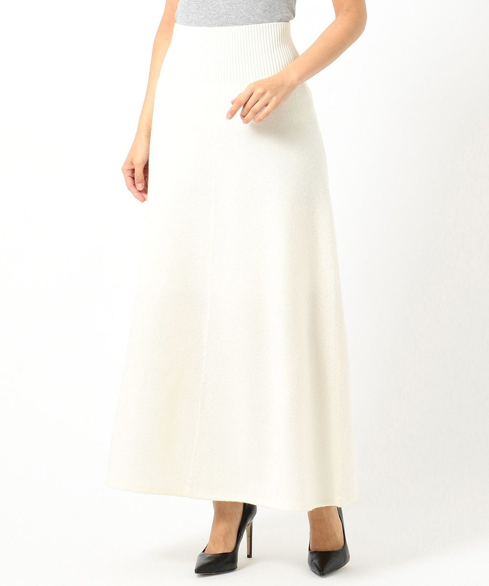 ICB L Milled Wool スカート ホワイト系