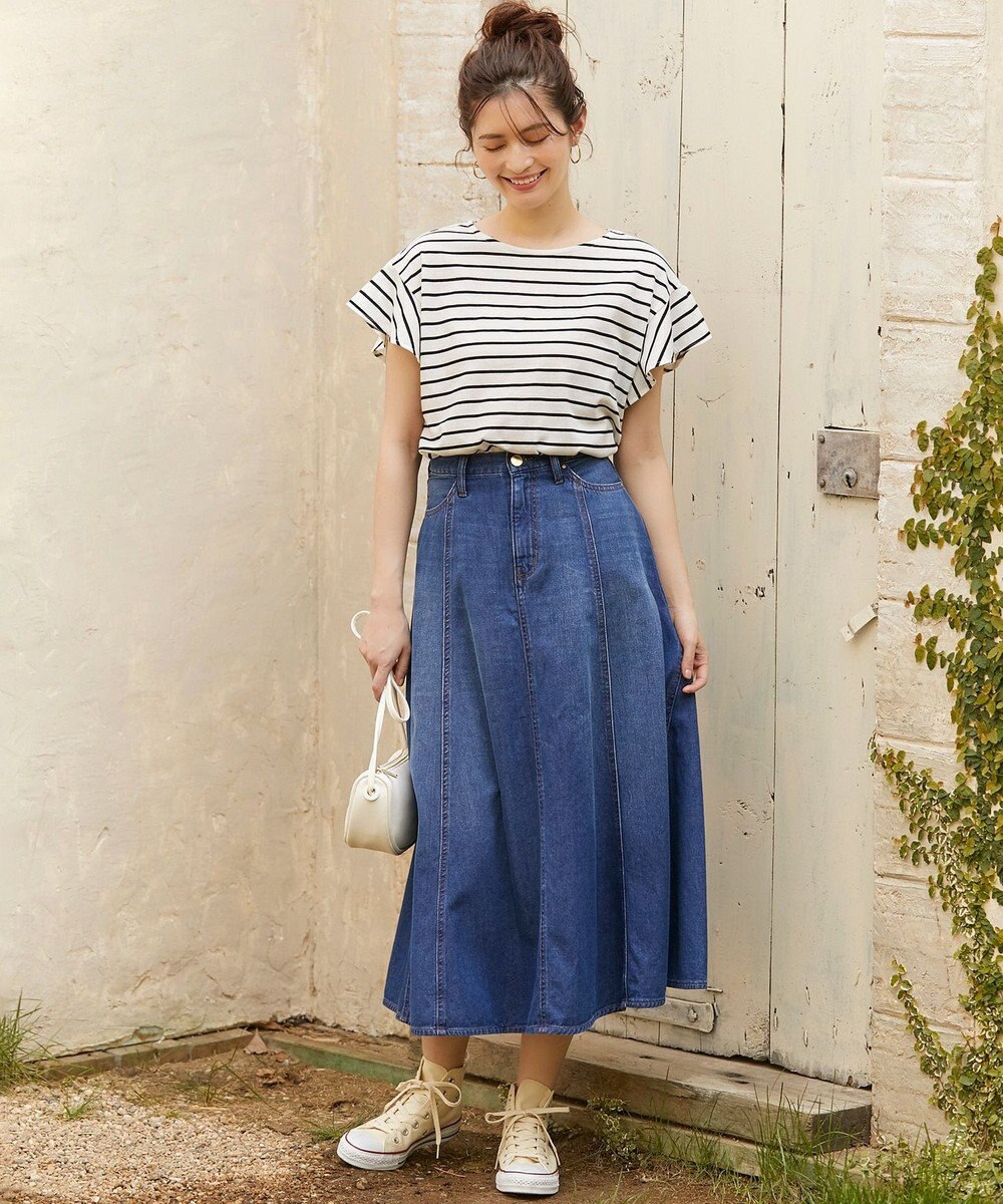 洗える ライトデニムフレアー スカート Any Fam ファッション通販 公式通販 オンワード クローゼット 洗える ライトデニムフレアー スカート Any Fam ファッション通販 公式通販 オンワード クローゼット