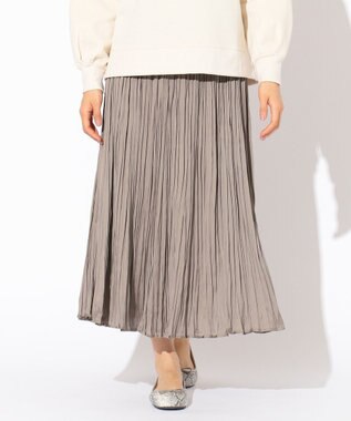 洗える】メモリーサテンプリーツ スカート / any FAM | ファッション
