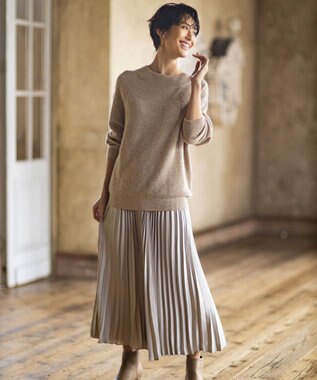 洗える サテンアコーディオン プリーツスカート Any Fam ファッション通販 公式通販 オンワード クローゼット