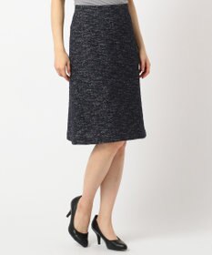 ANY 【セレモニー】グログラン&ツイードジャージー スカート