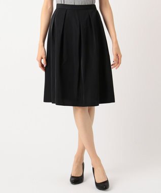 ANY 【セレモニー】エステルツイル スカート ブラック系