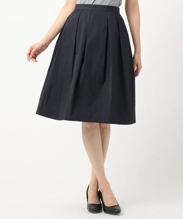 ANY 【セレモニー】エステルツイル スカート ネイビー系