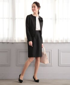 ANY 【セレモニー】ブライトミックスツイード タイトスカート