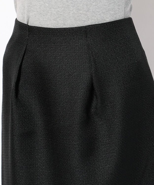 ANY 【セレモニー】ブライトミックスツイード タイトスカート ブラック系