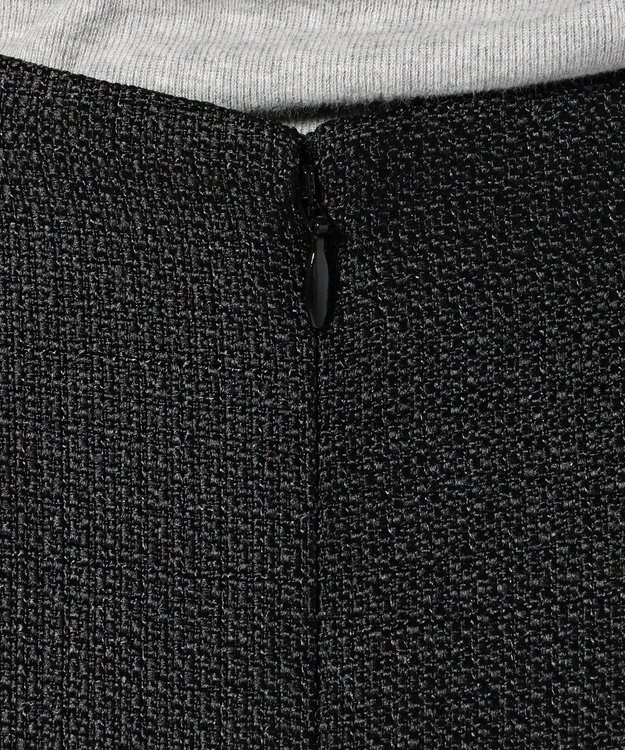 ANY 【セレモニー】ブライトミックスツイード タイトスカート ブラック系