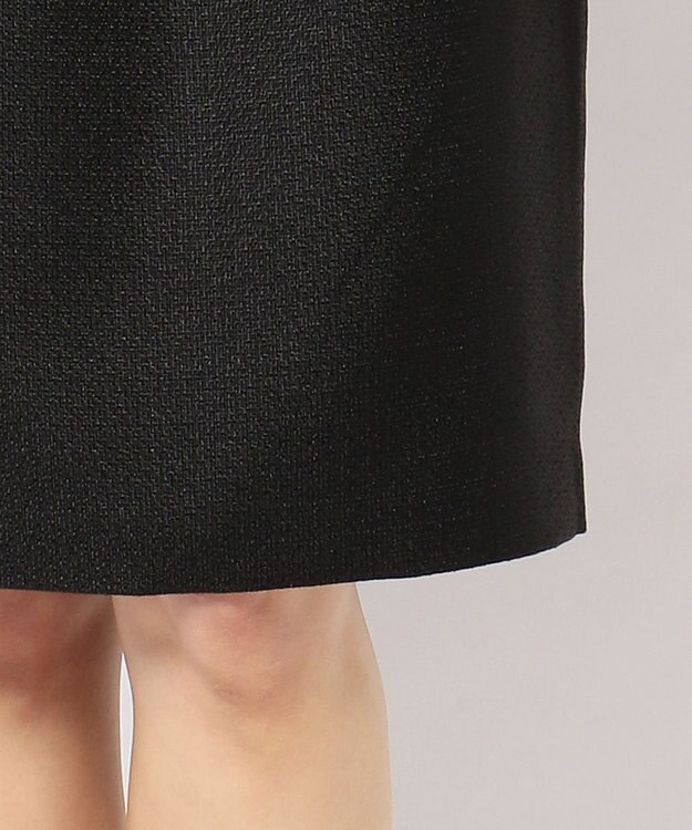 ANY 【セレモニー】ブライトミックスツイード タイトスカート ブラック系