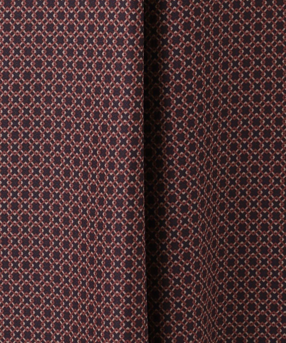 J.PRESS LADIES 【洗える】ジオメトリックプリント スカート 