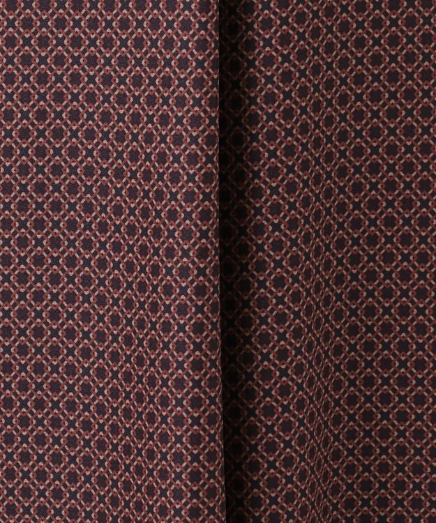 J.PRESS LADIES 【洗える】ジオメトリックプリント スカート グレー系5