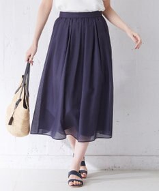 J.PRESS LADIES 【WEB限定色あり】洗えるブライトスパンボイル スカート