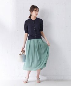 J.PRESS LADIES 【WEB限定色あり】洗えるブライトスパンボイル スカート