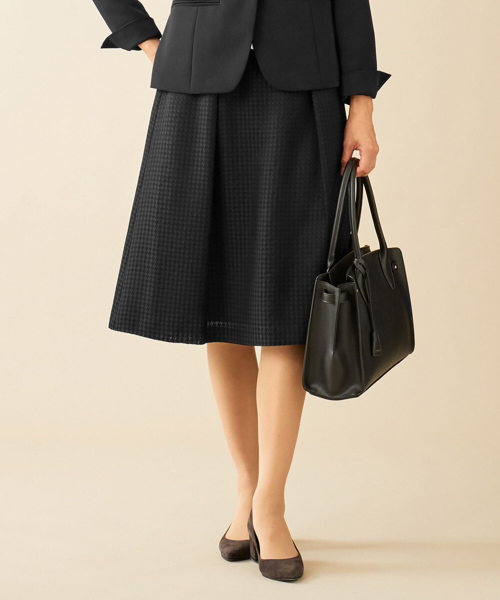 【オンワード】 J.PRESS LADIES>スカート オパール千鳥 スカート ブラック 7 レディース 【送料無料】