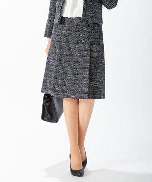  【セットアップ対応】ファンシーツイード スカート