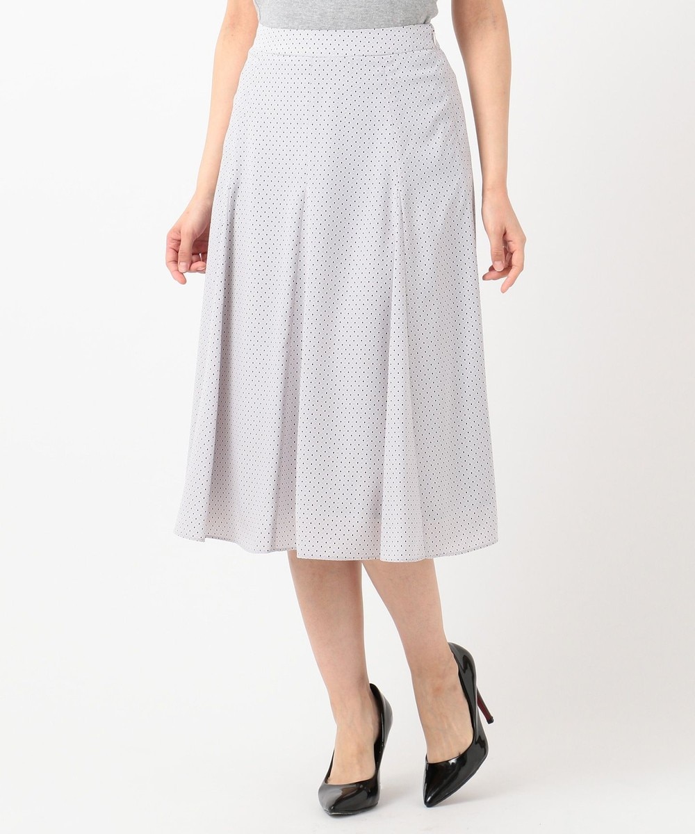 【オンワード】 J.PRESS LADIES L>スカート 【洗える】ドット幾何プリント スカート ベージュ T15 レディース 【送料無料】