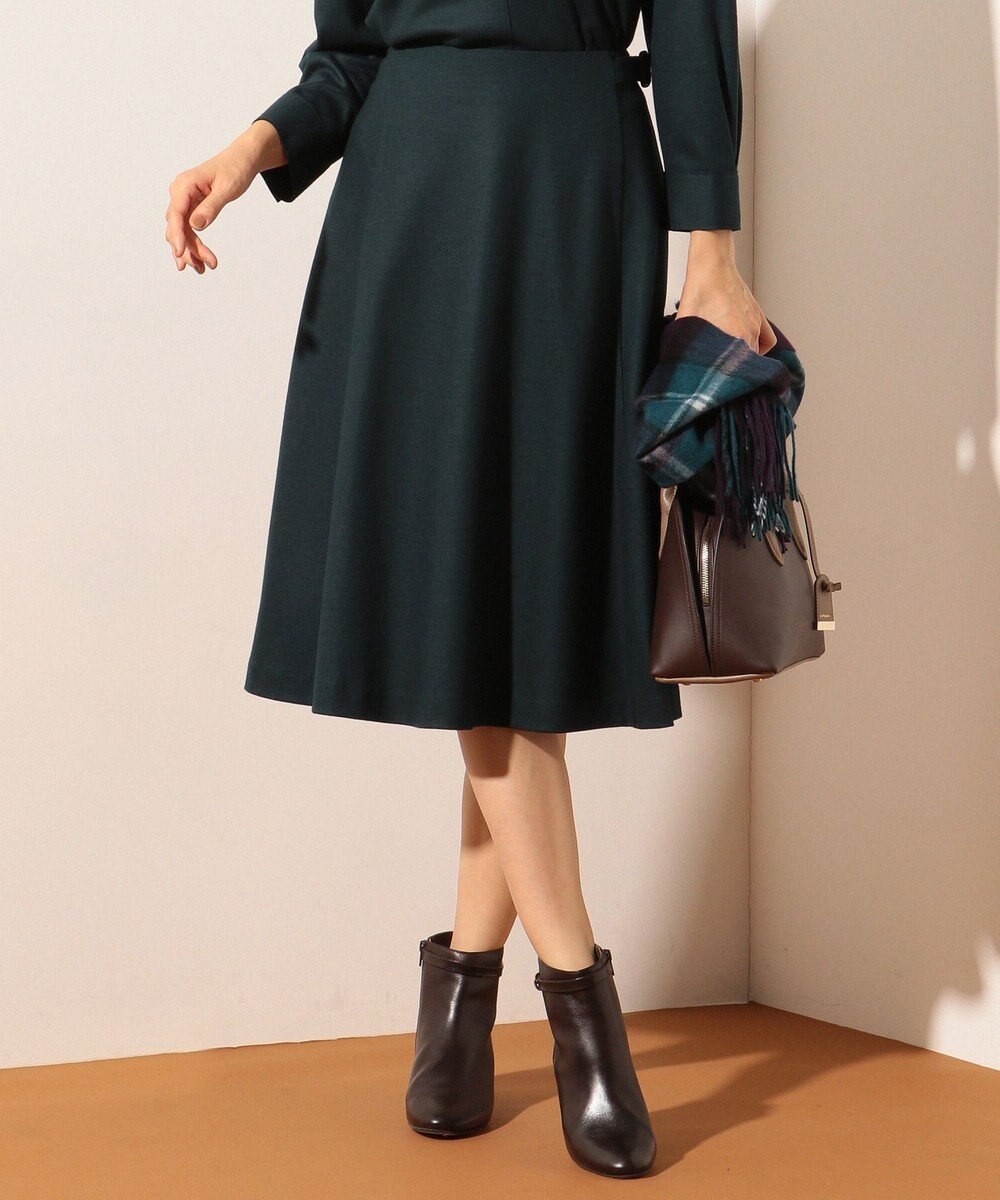 洗える】ウールスムースジャージー スカート / J.PRESS LADIES L  
