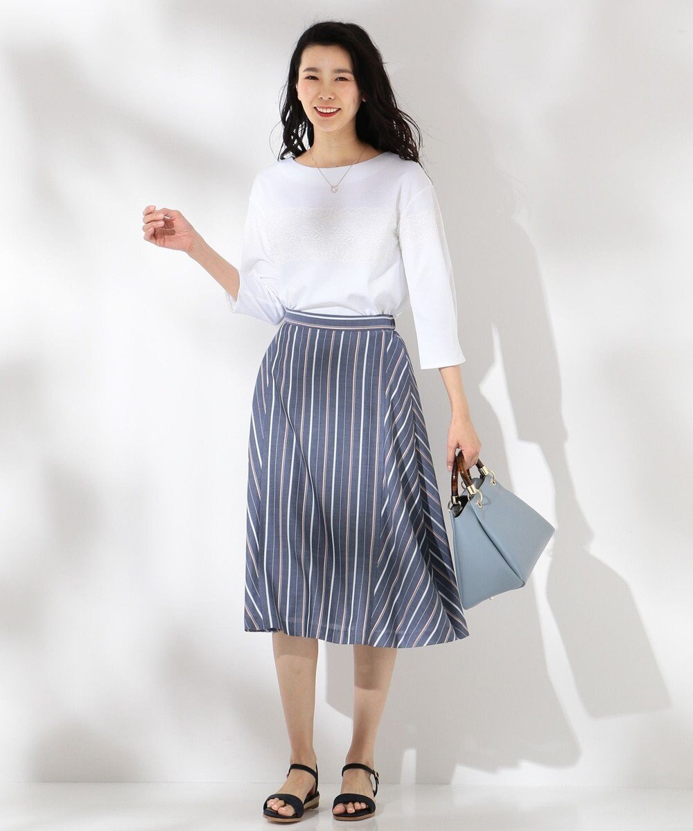 Web限定色あり プロビスストライプ スカート J Press Ladies ファッション通販 公式通販 オンワード クローゼット