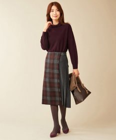 LOCHCARRON】ロキャロンチェック巻き スカート / J.PRESS LADIES L