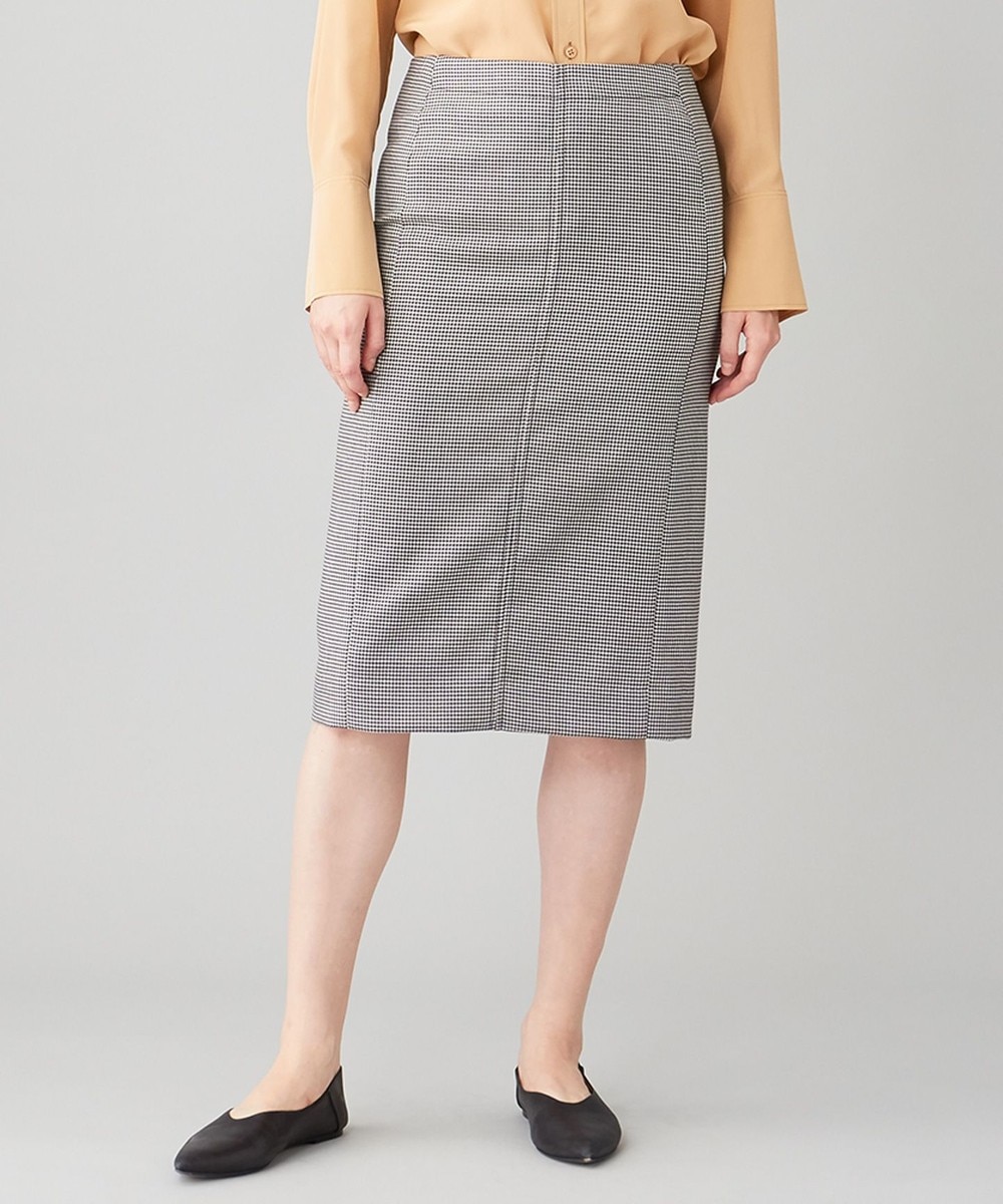 【オンワード】 JOSEPH>スカート サキソニーハウンドトゥース / スカート ブラウン 38 レディース 【送料無料】