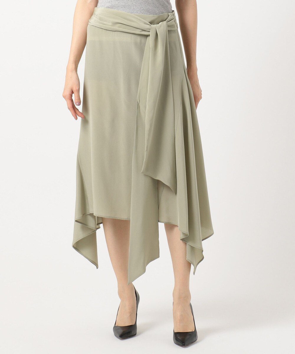 【オンワード】 JOSEPH>スカート ALICE / CREPE DE CHINE スカート ピーコックグリーン 34 レディース 【送料無料】