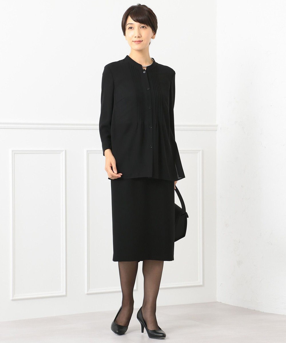 自由区 FORMAL 【楽々な着心地】NOIE15平二重 スカート 