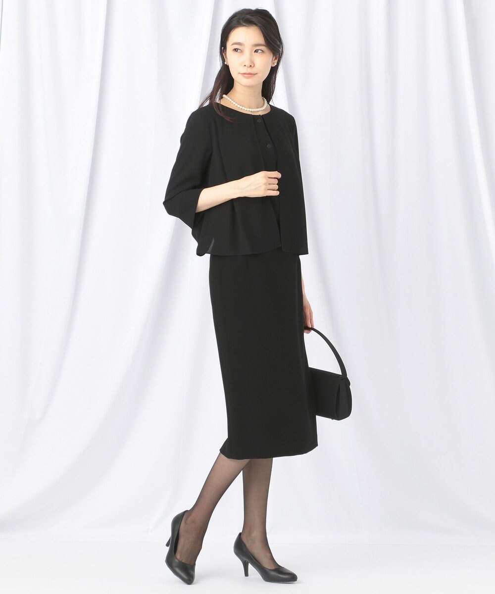 自由区 FORMAL 【楽々な着心地】NOIE15平二重 スカート 