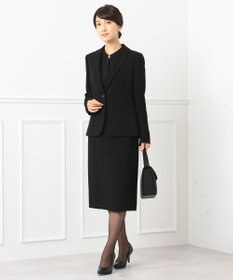 自由区 FORMAL 【楽々な着心地】NOIE15平二重 スカート