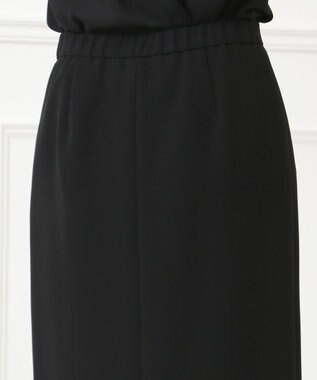 自由区 FORMAL 【楽々な着心地】NOIE15平二重 スカート ブラック系