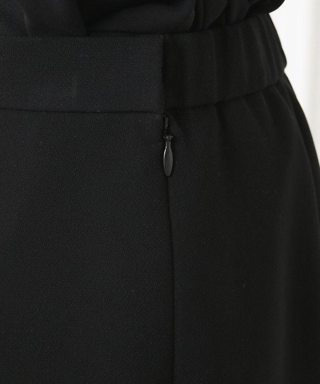 自由区 FORMAL 【楽々な着心地】NOIE15平二重 スカート ブラック系